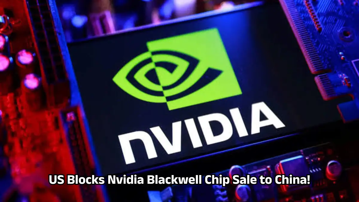 US Blocks Sale of Nvidia’s Top AI Chip to China