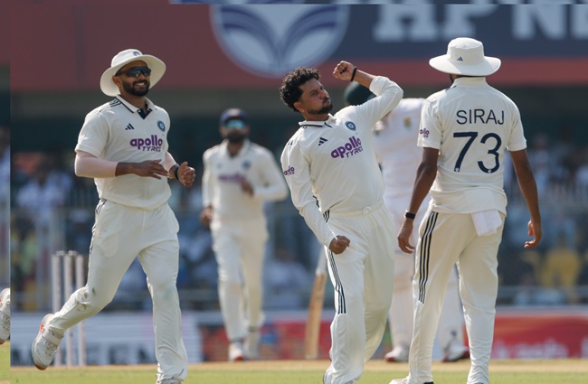 गुवाहाटी टेस्ट स्कोर दक्षिण अफ्रीका