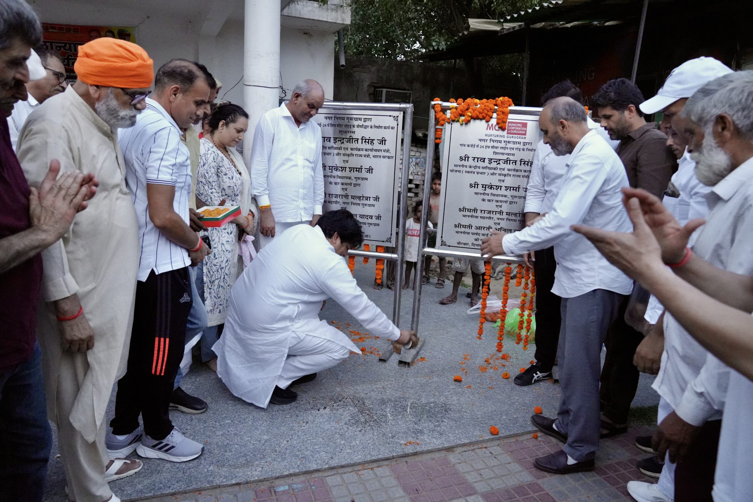 विधायक मुकेश शर्मा ने किया वार्ड-24 में ₹2.50 करोड़ की विकास योजनाओं का शुभारंभ