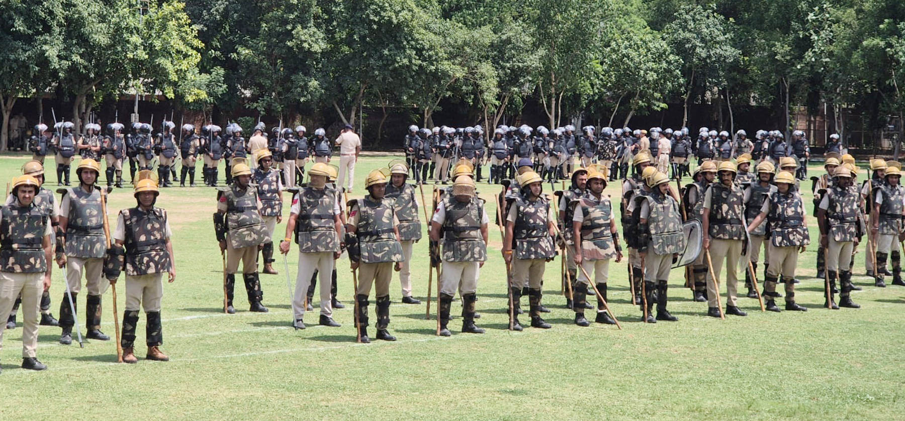 गुरुग्राम पुलिस ने गठित की पांच लॉ-एंड-ऑर्डर कंपनियां, पांचों कंपनियों में 500 से अधिक जवान तैनात