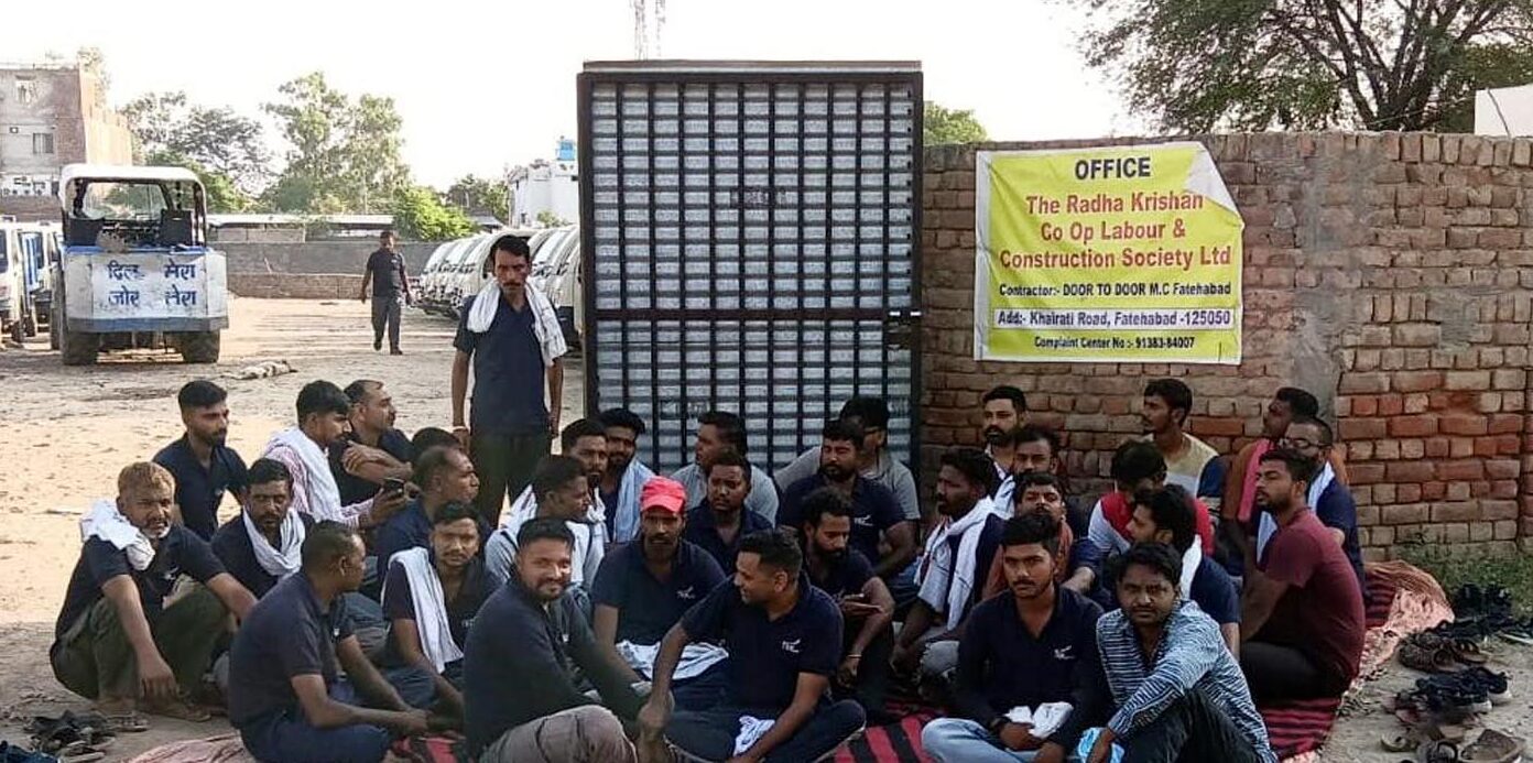 फतेहाबाद में डोर-टू-डोर कचरा संग्रहण ठप, वेतन न मिलने पर दूसरे दिन भी हड़ताल जारी