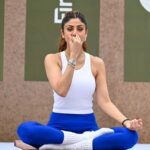 गुरुग्राम के साइबर हब में शिल्पा शेट्टी ने दिए फिटनेस के टिप्स