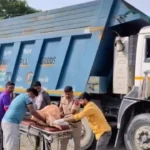 गुरुग्राम में तेज रफ्तार डंपर ने डिलीवरी बॉय को कुचला, हाईवे पर एक घंटे तक हंगामा
