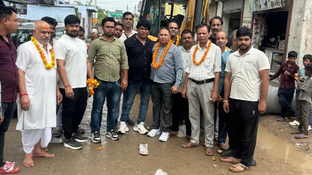 मानेसर के गांव गढ़ी में ₹1.56 करोड़ के विकास कार्य शुरू, सड़क-सीवेज और पानी की लाइन का शिलान्यास